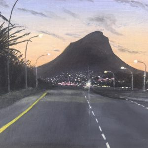 I drove into the city