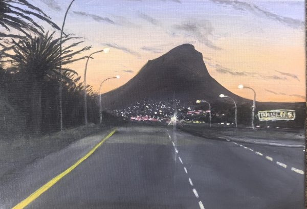 I drove into the city